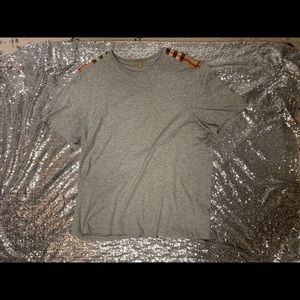 Men’s Burberry Brit T-Shirt Grey Sz 10 us